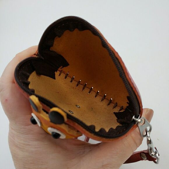 Cute Butterfly Bee Gift Leather Wallet Wristlet Handmade Happy Kawaii Coin Purse - Picture 10 of 14